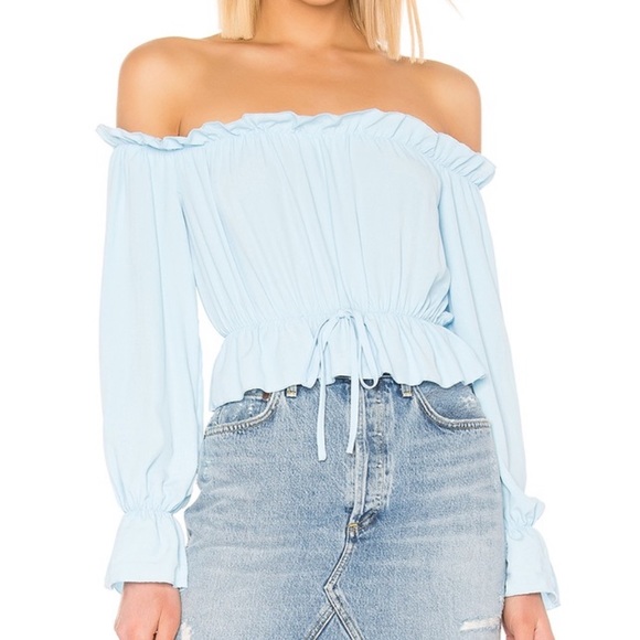 Off the shoulder crop top superdown - Picture 1 of 6